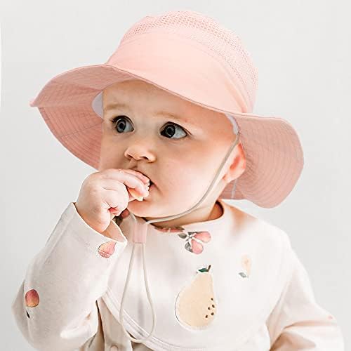 Baby Boy Wide Brim Mesh Sun Hat, djeca upf 50+ za zaštitu od sunca za zaštitu od sunca, novorođenčad od