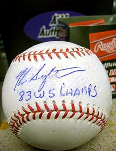 Ken sington intografije bejzbol upisali 83 WS Champs - autogramirani bejzbol
