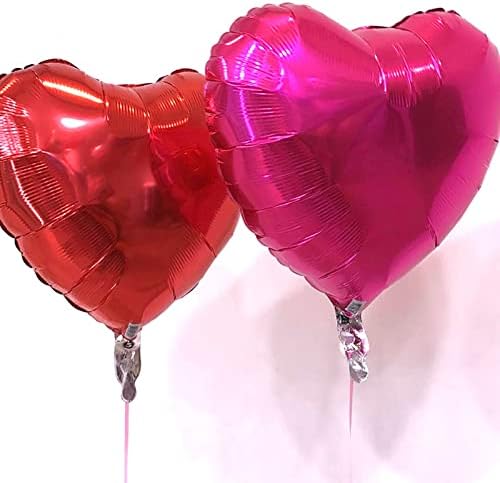 6pcs 36 inčni 3 vrste bolona u boji u boji, baloni za srčane folije, baloni od aluminijske folije u srcu,