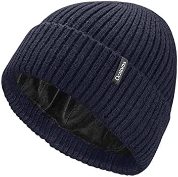 Ocatoma kapa za muškarce žene topla zimska pletena kapa sa manžetama meke tople skijaške kape Unisex