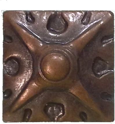 decotacks® Square Art tapacirani nokti / Tacks 5/8 x 5/8 - 25 kom [Antique Copper, francuski prirodni] DX8017AC