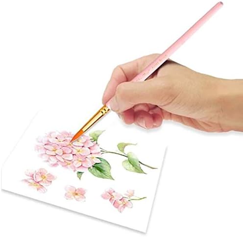 QJPAXL 10kom / Set akvarelna olovka gvaš četke za farbanje najlonske četke za farbanje kose set profesionalnih umjetničkih potrepština