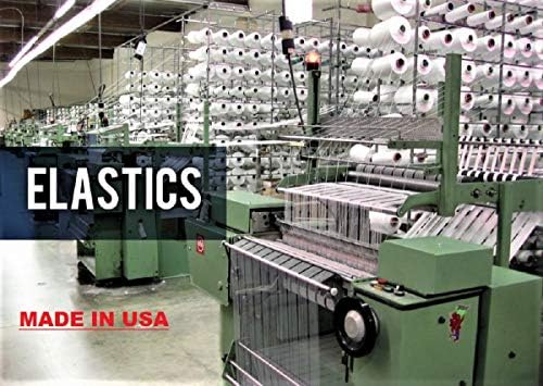 3 inčni šivaći elastični 3 inčni široki Dvorište crno-bijeli pleteni elastični pojas proizveden u SAD-u