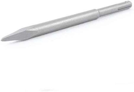 X-DREE siva bušaća rupa 2.8 mm x 3.7 mm Tačka dlijeta 160mm dužina (Gris Specijalni direktni Sistem PLUS Vástago 2.8 mm x 3.7 mm Punto Cincel 160mm Longitud