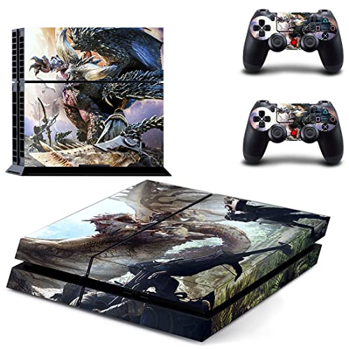 Igra Monster Astella Artemis Hunter PS4 ili PS5 naljepnica za kožu za PlayStation 4 ili 5 konzola i 2 kontrolera naljepnica vinil V14911