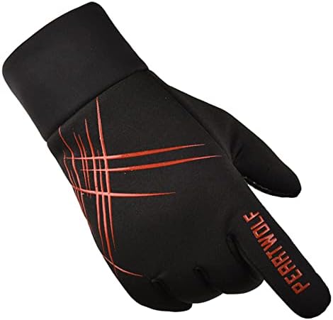 Qvkarw rukavice dodiruju skijaške rukavice zimske vanjske sportove tople zaslonske jahanje zimske sportske