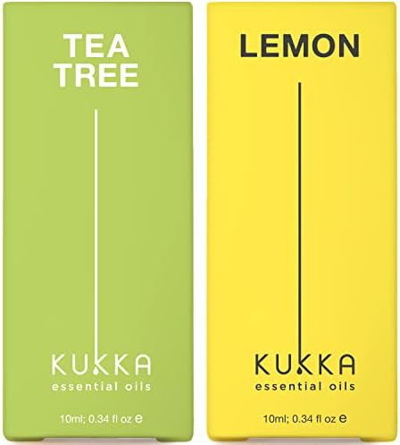 Ulje za čaj za kožu i limun Eterično ulje za difuzorsko set - priroda Terapeutska klasa Set esencijalnih