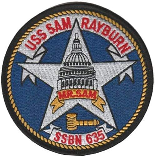 USS Sam Rayburn SSBN-635 Patch-Plastična podloga