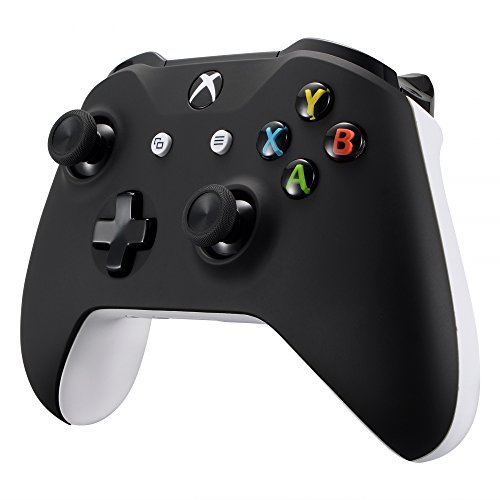 Extreerna crna mekana prednja kućišta za kućište za Xbox One S / X kontroler, udoban zamjenski komplet Farekplate za Xbox One bežični kontroler model 1708 - Kontroler nije uključen