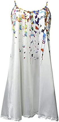 Dress Dress Loose Summer Sling štampana plaža bez rukava ženska nova ženska haljina blejzer haljina za žene
