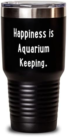 Sreća je čuvanje akvarijuma. Posuda za čuvanje akvarija od 30oz, savršeni pokloni za čuvanje akvarija, čaša