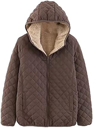 QFVZHY Ženski kaputi zimski prednji hoodu toplo casual raglan bomber jakna s džepovima kaputa za kapute za 2022