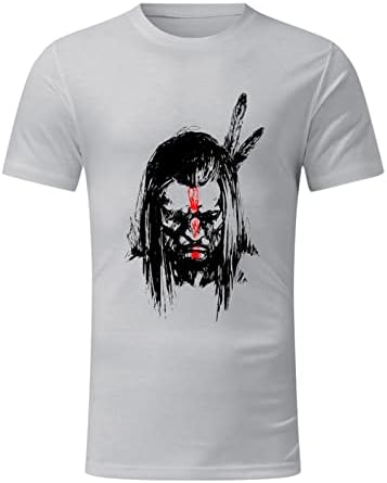 XXBR ljetne majice za muške kratki rukav, ulična matična grafička ispis Crewneck Tee The Casual Regular-Fit Mashirt