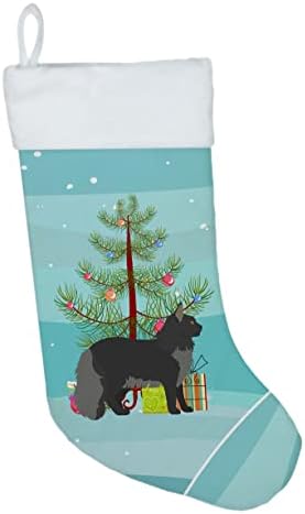 Caroline's CHERAS CK4649CS Maine Coon 2 CAT veseli božićni božićni čarapa, kamin Viseće čarape Božićna