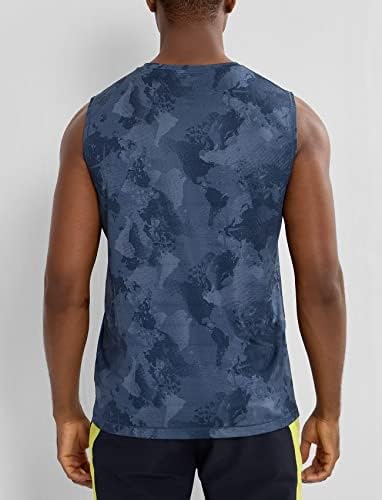 ZENGJO MENS majice bez rukava Brzo suho vježbanje Atletski trčanje plaža Cisterna mišića Vrhunska lagana