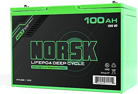 Norsk litijum 100Ah 12.8V Life3 litijum-ciklus litijumske baterije | 4000+ ciklusa | 10 godina garancije