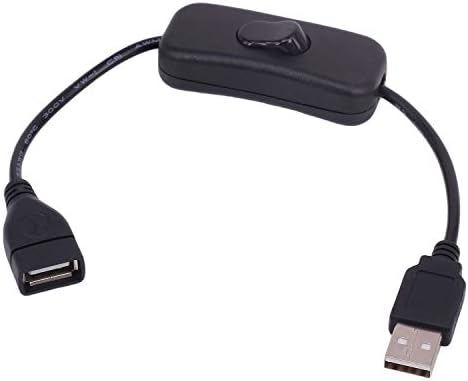 USB kabl sa prekidačem, Yeebline 3-Paket USB muški na ženski Produžni kabl Inline Prekidač za uključivanje/isključivanje