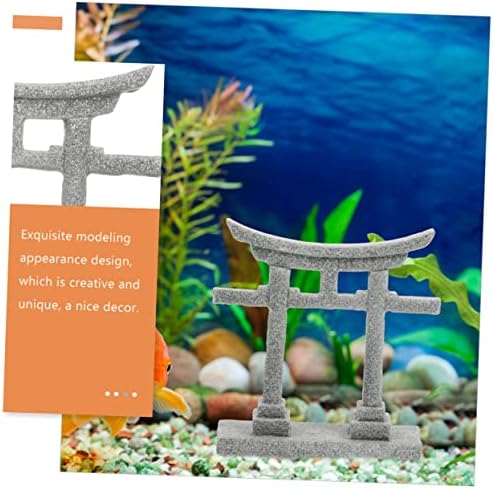 jojofuny 2kom Vrtna mikro pejzažna akvarijska oprema Japandi dekor japanska dodatna oprema akvarijska kapija
