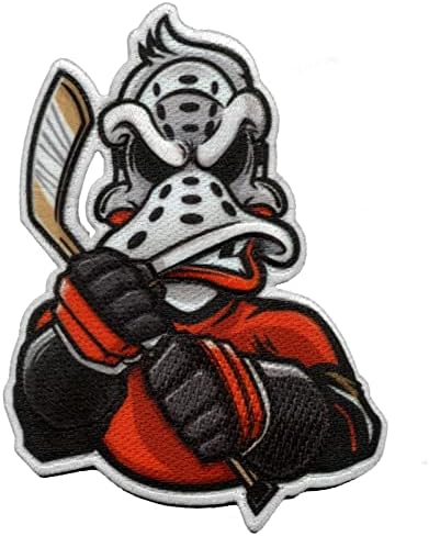 Anaheim California Hockey patka maskota parodija vezeno gvožđe na flasteru