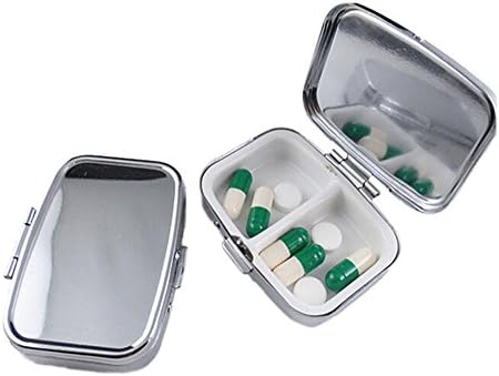 Nple - Prijenosni metalni pilulični okvir Medicina Organizator kontejnerske medicine Držač za pohranu
