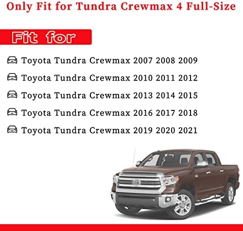 GetFarway Par Krovni kalup za kaliforni kompatibilan sa Toyota Tundra Crewmax 2007-2021 4 puna vrata, lijevo
