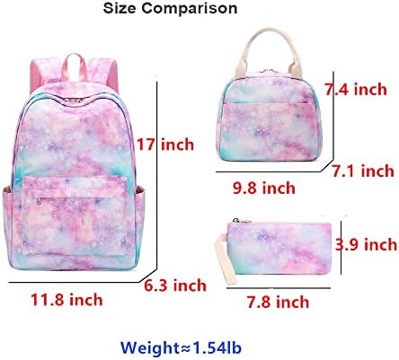 Školska torba za mlade djevojke s kutijom za ručak i Pernicom-izdržljivi Spy x porodični ruksak 3 u 1 Set