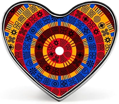 Afrička Adinkra Brošna igla za srce slatka Reverska igla za zanate značka za Kostimografski dodatak