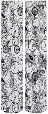 Vintage Retro biciklistički bicikl Sportske čarape Tople cijev čarape Visoke čarape za žene Muškarci Turny