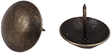X-Dree Diaron Okrugla glava Antique Style Renoviranje noktiju 20pcs (30mm dia hierro cabeza redovita Estilo