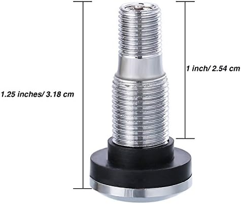 Tekunite 4 pakovanje Metalni ventil STEM TR-416-S 1 inčni vanjski nosač odgovara 0,453 inča i 0,625 inča