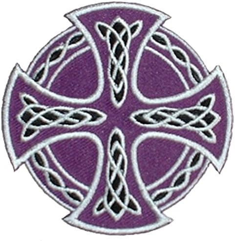 Celtic Cross vezeni zakrpa 7cm x 7cm