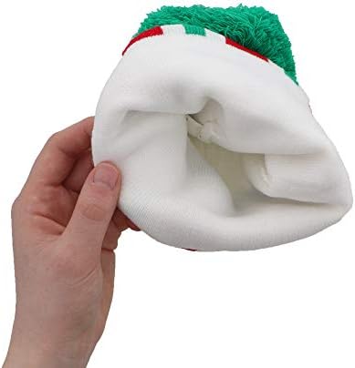 Motique dodaci pleteni zimski božićni beski šešir za djecu
