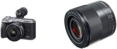Canon USA EOS M6 Mark II kamera bez ogledala, +Ef-M 15-45mm F / 3.5-6.3 is STM + EVF komplet sa EF-M 32mm