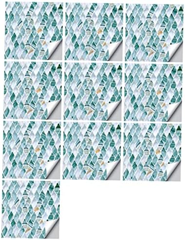 ORFOFE decorative Tile Stickers Mantel Decor Wedding Decor Tile Backsplash 10kom kuhinjske pločice naljepnice