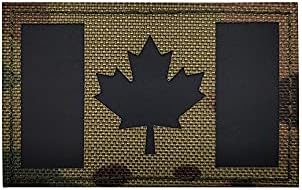 Infracrvena zastava Kanada zastava Morale kanadska javorna taktička vojna uniforma vojska motocikla zakrpa