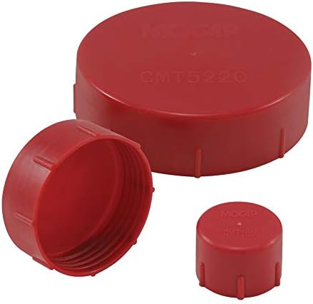 Navojne plastične kape za metričke navoje - navojna kapa za M25x1, 5 metričke navoje Crvena LDPE MOCAP CMT2515RD1