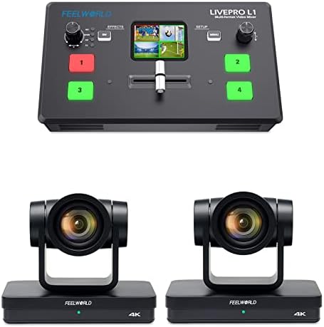 Weentworld Livepro L1 V1 Video prekidač i 2 UHD4K12X PTZ kamere paket