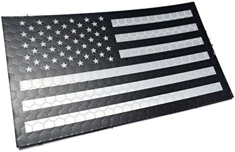 Naprijed crno - bijelo svjetlo 3M reflektirajuća američka zastava