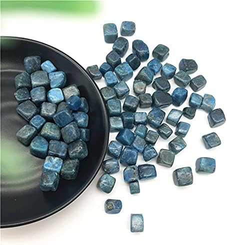 Seewoode AG216 50g 8-12mm Natural Cube Blue Apatit Polirano kamenje Kristalno šljunak Drage kamenje Dekor
