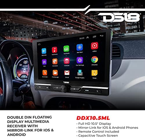 DS18 DDX10.5ml 10.5 Dvostruko din dodirni ekran za plutajući ekran Multimedijalni prijemnik bez ogledala