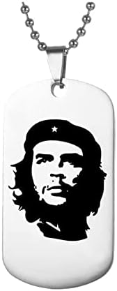 XCFS 2kom / Set Che Guevara portretna roba od nehrđajućeg čelika medicinski Alert ID Privjesci za pseće