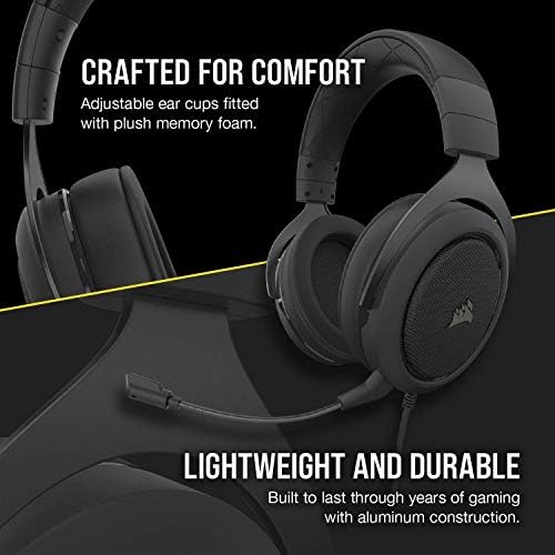 Corsair HS50 Pro - Stereo Gaming slušalice - Discord sertifikovane slušalice-radi sa PC, Mac, Xbox Series