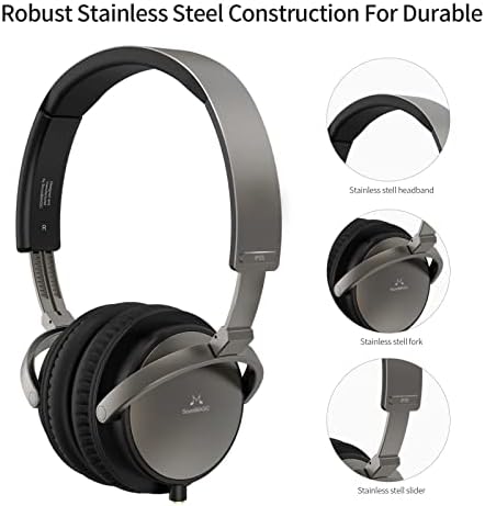 SoundMagic P55 ožičene slušalice - na ušnim u slušalicama zvuka, prijenosna slušalica, PC glava telefona,