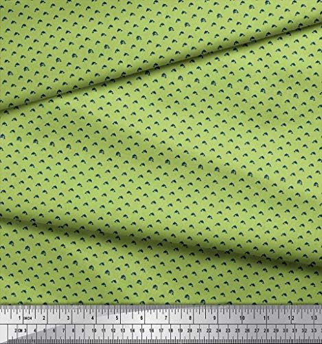 Soimoi pamučna Jersey tkanina Dolphin Shirting štampana zanatska tkanina u dvorištu širine 58 inča