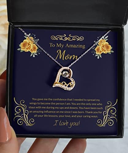 Majka kćerka srebrna ogrlice za mamine poklone za rođendan godišnjica majčine dnevne ideje za poklon za