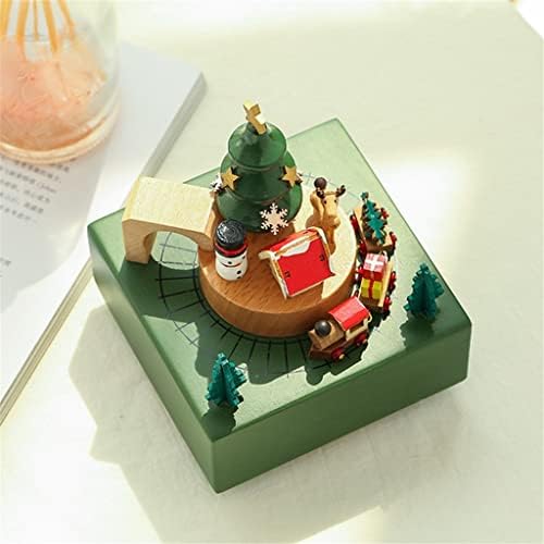 N / A Woodel Božić Božićska kutija Little Girl Dječji rođendan Poklon Početna Pokretač Retro ukrasi Muzička