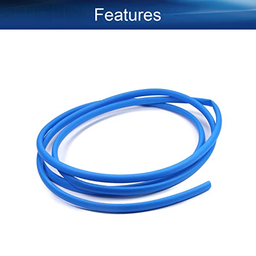 1pcs cijevi za toplotu, 3: 1 plavi bettomshin električni žični kabel ≥600V i 248 ° F, 2mx6.4mm Shrink Wrap