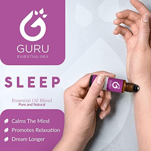 SLEEE Esential Roll Roll-a Duo - Night Road Sleep Sleep za smirivanje opuštanja - Premium aromaterapijski