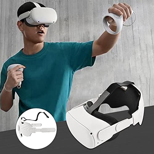 NML podesive trake za glavu za oculus Quest 2 Elite VR slušalice, udobna zamena zaštitne glave za oculus Quest 2 remen, poboljšana podrška i smanjuje pritisak
