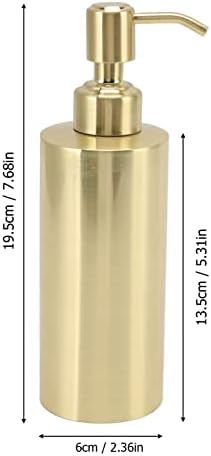 Zlatni raspršivač sapuna Izdržljiva boca od nehrđajućeg čelika Dispenzer za boce velikog kapaciteta sa pumpom